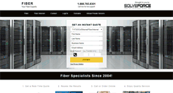 Desktop Screenshot of fiber.solveforce.com