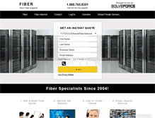 Tablet Screenshot of fiber.solveforce.com